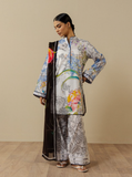 Coco by Zara Shahjahan Prints Unstitched Lawn 3Pc Suit D-02A FIORA