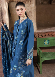 Saira Shakira Bloom Embroidered Lawn Unstitched 3Pc Suit D-02B LILY
