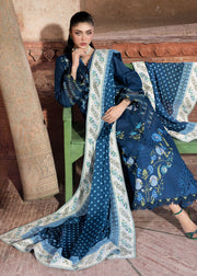 Saira Shakira Bloom Embroidered Lawn Unstitched 3Pc Suit D-02B LILY