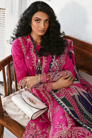 Iris by Jazmin Embroidered Eid Lawn Unstitched 3Pc Suit D-02 BRIGHT FUCHSIA