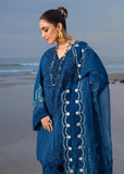 Saira Shakira Embroidered Lawn Unstitched 3Pc Suit D-02B Ulysses - Midnight