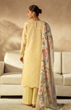 Ilara by Seran Embroidered Cambric Unstitched 3Pc Suit D-02 Citrine