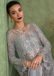 Rang Rasiya Chatoyer Embroidered Chiffon Unstitched 3Pc Suit D-02 Deena