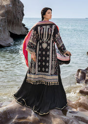 Sadaf Fawad Khan Siraa Embroidered Lawn Unstitched 3Pc Suit D-02 KOHL