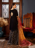 Zainab Chottani Embroidered Velvet Unstitched 3Pc Suit D-02 MEHR MAH