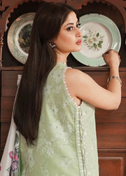 Seran Afsanah Embroidered Lawn Unstitched 3Pc Suit D-02 MAYA