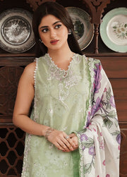 Seran Afsanah Embroidered Lawn Unstitched 3Pc Suit D-02 MAYA