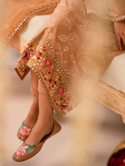 Cross Stitch Mahiri Embroidered Lawn Unstitched 3Pc Suit D-02 Rustic Brown