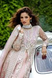 Mushq Stardust Embroidered Net Unstitched 3Pc Suit D-02 Starlet Sparkle