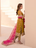 House of Nawab Miorah Embroidered Organza Unstitched 3Pc Suit D-02 TANYA - A