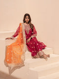 House of Nawab Miorah Embroidered Organza Unstitched 3Pc Suit D-02 TANYA - B