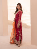 House of Nawab Miorah Embroidered Organza Unstitched 3Pc Suit D-02 TANYA - B