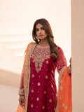 House of Nawab Miorah Embroidered Organza Unstitched 3Pc Suit D-02 TANYA - B