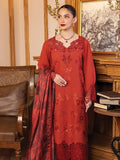 Rang Rasiya Carnation Embroidered Khaddar Unstitched 3Pc Suit D-02