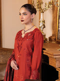 Rang Rasiya Carnation Embroidered Khaddar Unstitched 3Pc Suit D-02