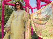 Rang Rasiya Carnation Embroidered Lawn Unstitched 3Pc Suit D-02 Raya