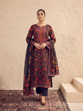 Zeenia Serene Printed Linen Unstitched 3Pc Suit D-02