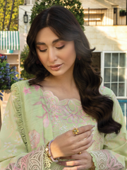 Rang Rasiya Florence Embroidered Lawn Unstitched 3Pc Suit D-02 HANIYA