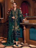 Maria.B Winter Luxe Embroidered Velvet Unstitched 3Pc Suit D-02