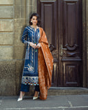 Mushq Broadway Embroidered Crepe Unstitched 3Pc Suit - Sweet Surrender