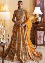 Afrozeh Hayat Unstitched Embroidered Net 3 Piece Suit D-02 KAMILA