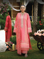 Rang Rasiya Luxury Silk Unstitched Embroidered 3Pc Suit D-10 Gazal