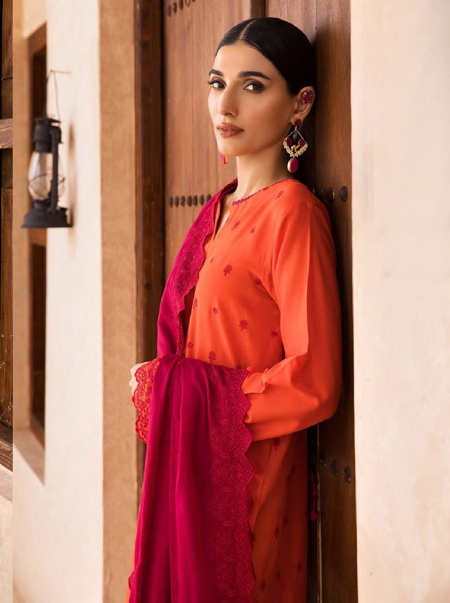 Nissa by RajBari Unstitched Embroidered Chikankari 3 Piece Suit D-03