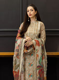 Zainab Chottani Tahra Embroidered Lawn Unstitched 3Pc Suit D-03 AYMAH