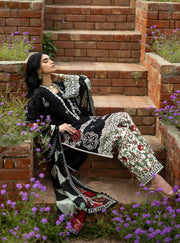 Zainab Chottani Luxe Lawn Unstitched Embroidered 3Pc Suit D-03 Fia