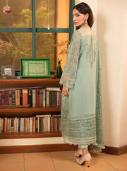 LaMode by Xenia Formals Unstitched Chiffon 3Pc Suit D-03 OLGA