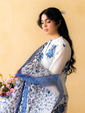 Coco Prints by Zara Shahjahan Unstitched Lawn 3Pc Suit D-03 INDIGO