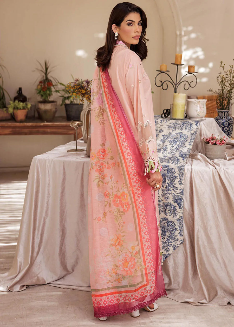 RajBari Nissa Chikankari Embroidered Lawn Unstitched 3 Piece Suit D-03