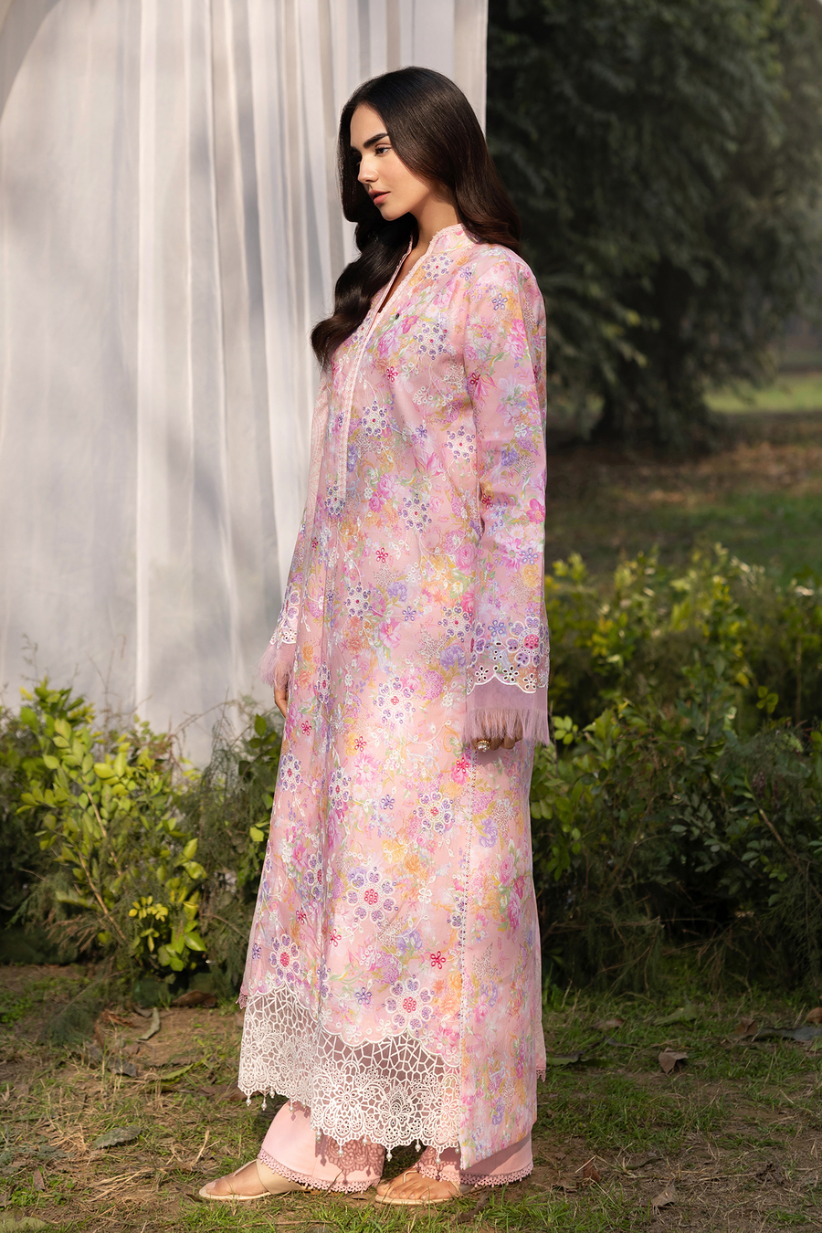 RajBari Summer Printkari Exclusive Lawn Unstitched 3Pc Suit D-03