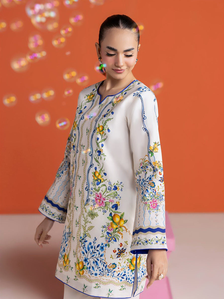 RajBari Amal Summer Prints Exclusive 2Pc Unstitched Lawn Suit D-03