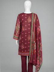 Ittehad Essential Printed Lawn Unstitched 3Pc Suit D-03