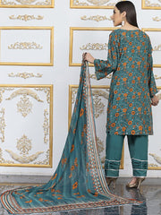 Shaista Digital Printed Karandi Unstitched 3 Piece Suit D-03