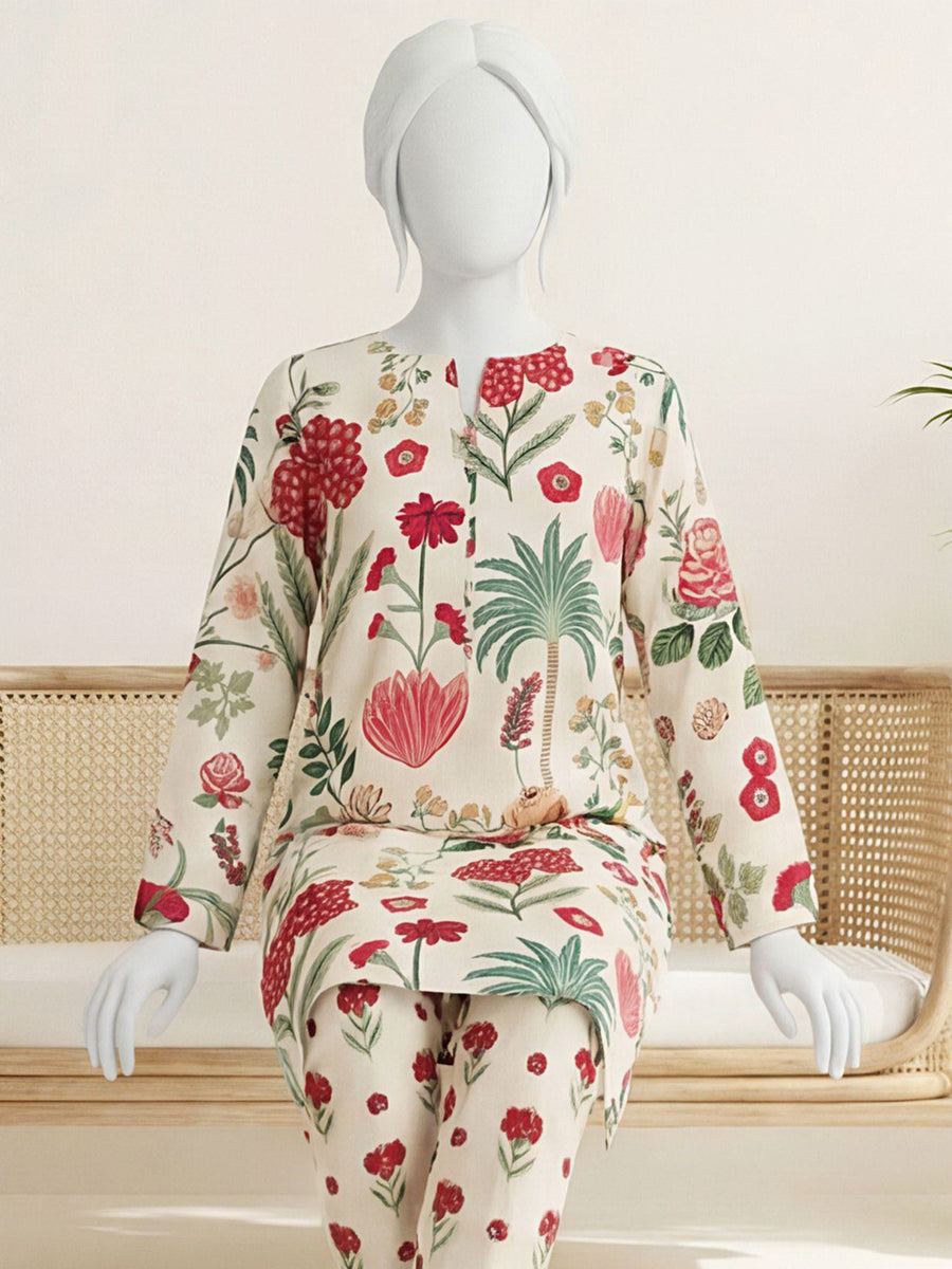 Ittehad Daily Afairs Printed Lawn Unstitched 2Pc Suit D-04