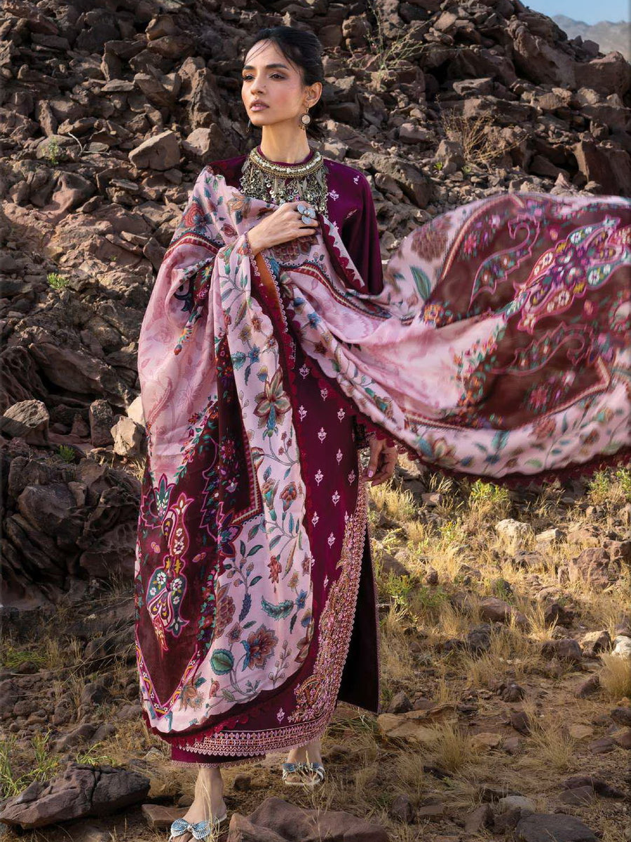 Zainab Chottani Embroidered Lawn Unstitched 3Pc Suit D-03 Aylin