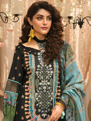 Rang Rasiya Florence Embroidered Lawn Unstitched 3Pc Suit D-03 MAYA