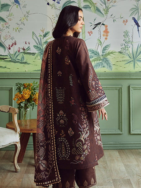 Bellini by Seran Embroidered Khaddar Unstitched 3Pc Suit D-03 ARIANE