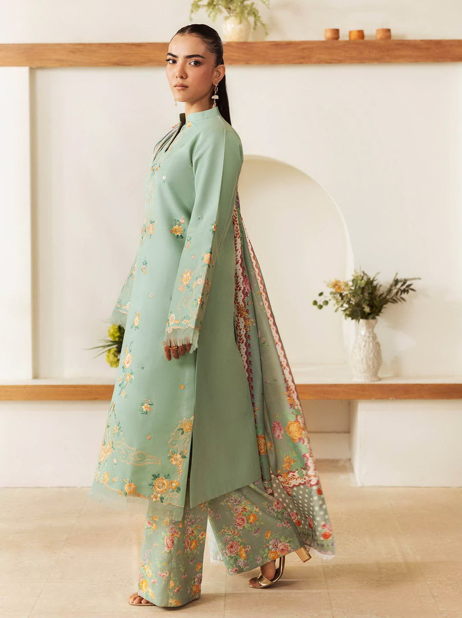 Nissa by RajBari Premium Embroidered Marina Unstitched 3Pc Suit D-03