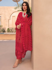 Rang Rasiya Premium Embroidered Lawn Unstitched 3Pc Suit D-03 CARNELIAN