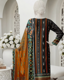 Ittehad Essential Vol-03 Unstitched Printed Lawn 3Pc Suit D-03
