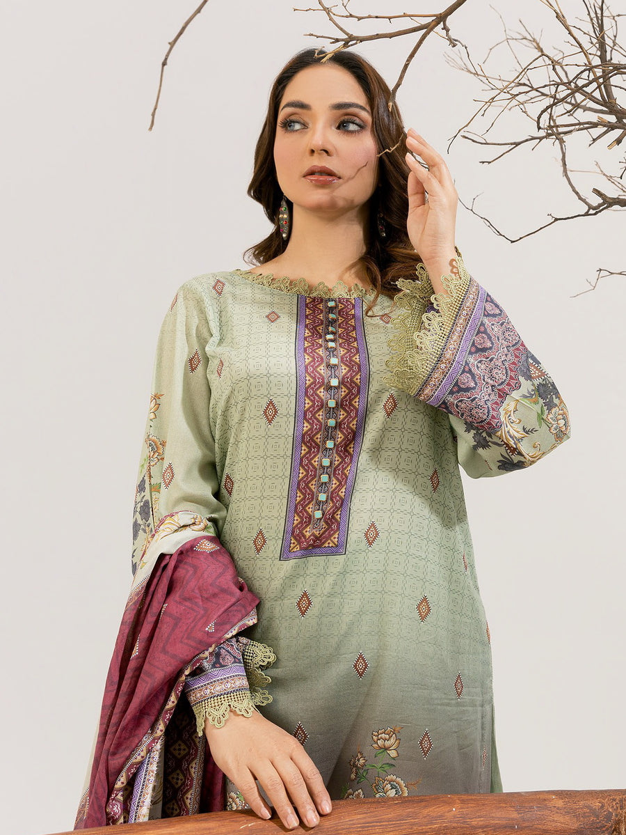 Sundas By Al Kareem Premium Printed Lawn Unstitched 3Pc Suit D-03