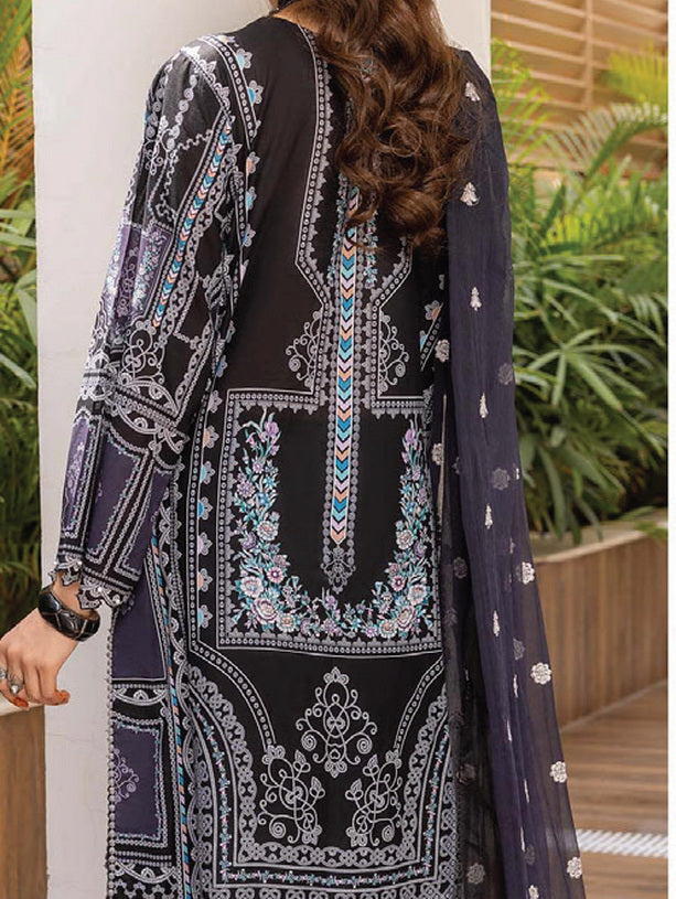 Belle ame by Humdum Embroidered Lawn Unstitched 3Pc Suit D-03