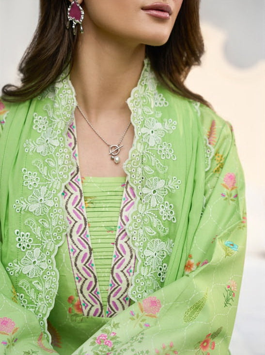 Raha by RajBari Summer Print Exclusive Lawn Unstitched 3Pc Suit D-03