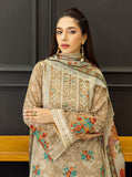 Zainab Chottani Tahra Embroidered Lawn Unstitched 3Pc Suit D-03 AYMAH