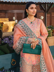 Rang Rasiya Premium Embroidered Lawn Unstitched 3Pc Suit D-03 RANIA