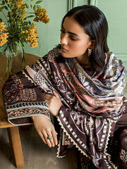 Bellini by Seran Embroidered Khaddar Unstitched 3Pc Suit D-03 ARIANE