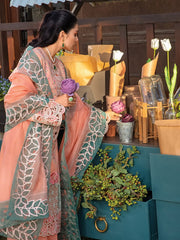 Rang Rasiya Premium Embroidered Lawn Unstitched 3Pc Suit D-03 RANIA